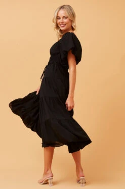 ODELIA TIERED MIDI DRESS -Female Clothing Store a43a9204a2c29a8c8d96043e8e3ba2a9