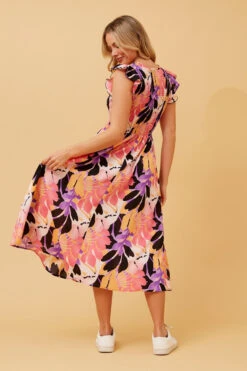 MAVIS LEAF PRINT MIDI DRESS -Female Clothing Store a74bb08751dc0ffa14efd5dfdfc70ad0 a821b2fd d8a9 4a56 be67 7bb225fbe2cf