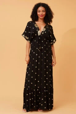 CHRISTINA SEQUIN POLKA DOT MAXI DRESS -Female Clothing Store a7befaebc472d9d12fed1b0cd8acd9c5