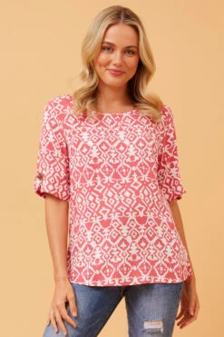 GAELIN ABSTRACT BOHO TOP 9 GAELIN ABSTRACT BOHO TOP -Female Clothing Store aa9e66f9bca111edd4cbcde6254713f1