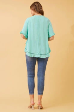 JAYDON LACE TRIM TOP -Female Clothing Store ab93ad51e9b303ccffb5f67583a2a0d5