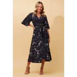 AVALON FLORAL WRAP DRESS -Female Clothing Store abea59af6ea414caebcb414a837bf98d