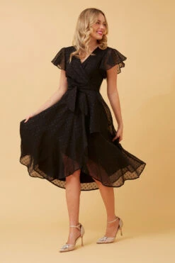 NALANI MOCK WRAP MIDI DRESS -Female Clothing Store ae575839190bd782b2051076f6391e3d