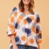 ASHER OVERSIZED POLKA DOT TOP