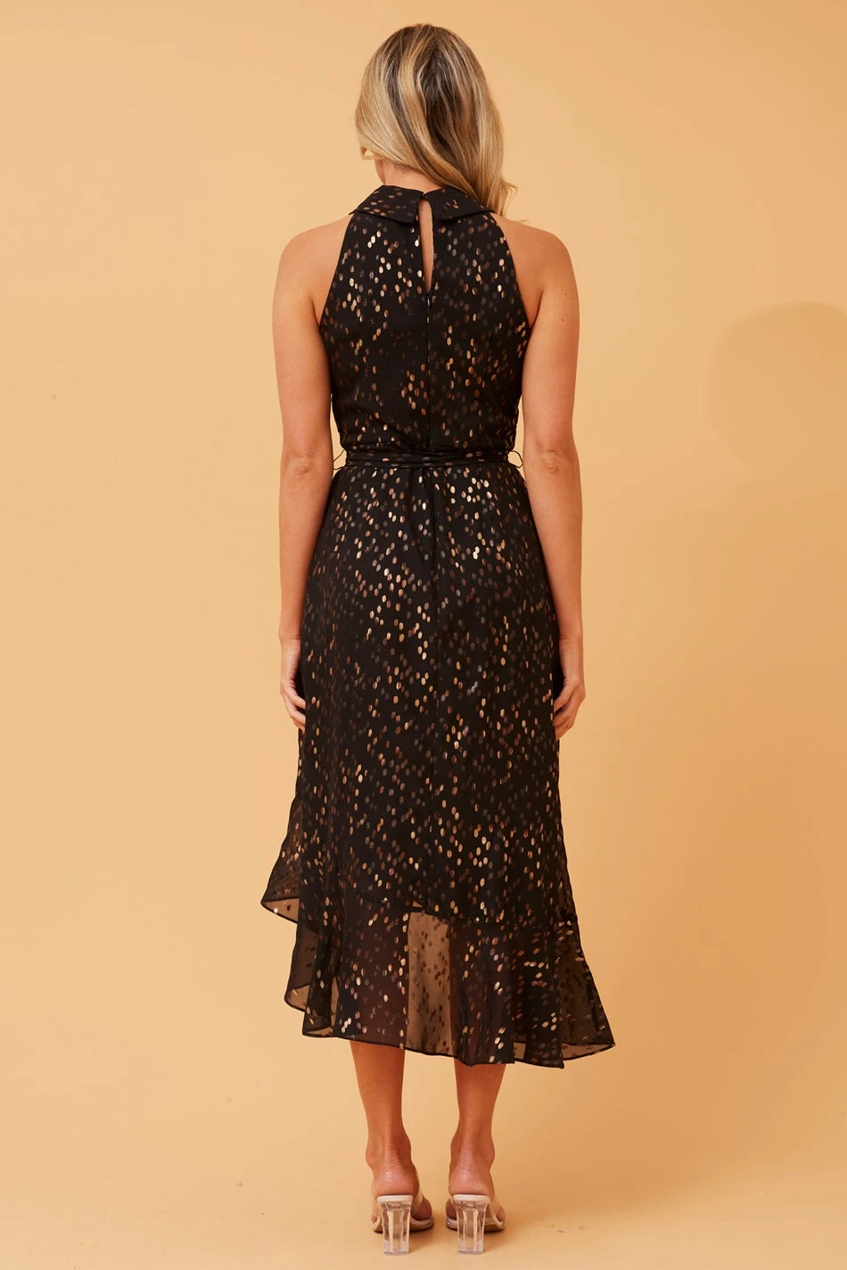 RIO HALTER NECK MIDI DRESS 7 RIO HALTER NECK MIDI DRESS - Image 7