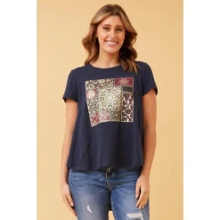 CG FLORAL BOHO GRAPHIC T-SHIRT -Female Clothing Store b02ba3ed16c2c6009891d985db548fbc