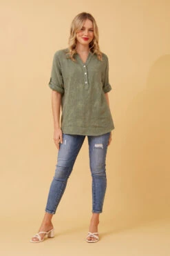 KAI FLORAL EMBROIDERY DETAIL TOP -Female Clothing Store b03cef06837a41b80699b359a0e76130