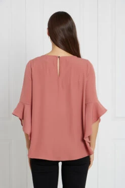 FLUTE SLEEVES BLOUSE -Female Clothing Store b1b034e21893fe14c24dc21cae2d9c97