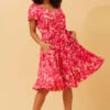 PASADENA FLORAL SHORT DRESS