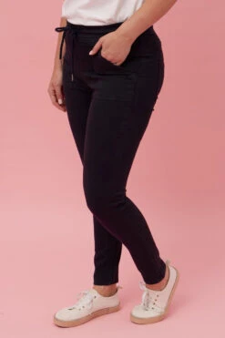 JANJA SOLID DENIMJOGGERS -Female Clothing Store b41fd44f8e9961937cd0b1c7df69ef9e