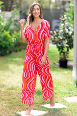 PAULINE MULTI COLOUR CROPPED JUMPSUIT