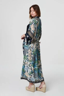 JUNGLE PRINT KIMONO DRESS -Female Clothing Store b4ad0e355103647bae4a7c3786574269