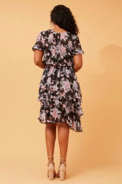 DAVINA FLORAL MIDI DRESS -Female Clothing Store b4b831da7468881ee45fdc185590ed3e