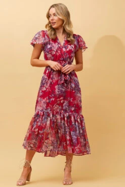 DAWN FLORAL TIERED MIDI DRESS -Female Clothing Store b4d4c3dad9038396141425f3ee0ea10e c1148f9b dc74 408d 83a4 deb9e6495a8f
