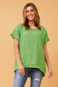 NERIDA LUREX LINEN TOP -Female Clothing Store b6fe69faa5cbe05a184c30fc9c761861