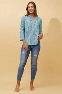 SPICY ABSTRACT PRINT BLOUSE -Female Clothing Store b7513397151063510d82383b24fe14e0 aacf3d90 495e 4281 a5e0 68631d60fa72