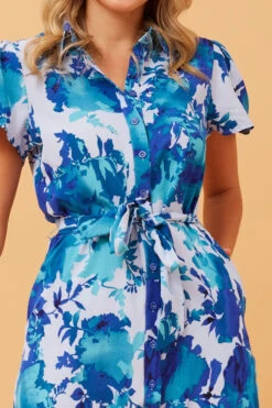 OLIVE FLORAL SHORT DRESS -Female Clothing Store b8e36f9da0b71da52380408a2e271585