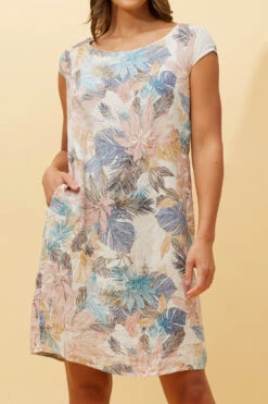 SISLEY LINEN SHORT DRESS -Female Clothing Store ba446a1549f82da5dfdd934edaeb598b