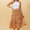 ZANITA BRODERIE ANGLAISE SKIRT