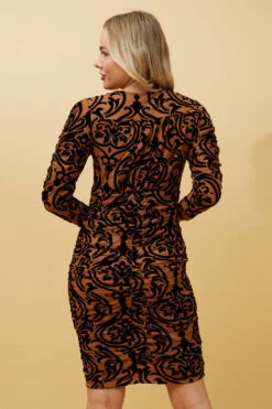 NITU FLOCKING BODYCON DRESS -Female Clothing Store beb028ef872693bd23ecaaf646eaf8b5