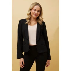 AUDRINA OPEN FRONT LONG SLEEVE JACKET -Female Clothing Store bec982b10a9dde1357c2a4309311682a