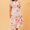 WINDSOR FLORAL MIDI DRESS