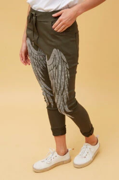 JANJA STUDDED WINGS JOGGER PANTS -Female Clothing Store bfebd1d38d72663aeb004b56a9ae6e8f