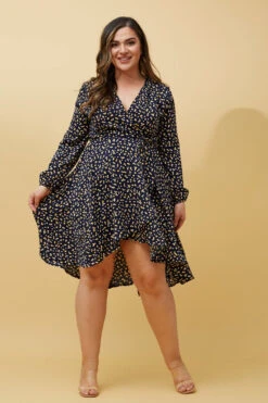 Stella WILLOW DITSY PRINT WRAP DRESS -Female Clothing Store c02bb2214b4effad599c5c4be6455bff