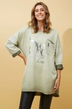 SORIANA FOIL PRINT TUNIC TOP -Female Clothing Store c168fb6decc62bf7ec33aa55a7a694a8