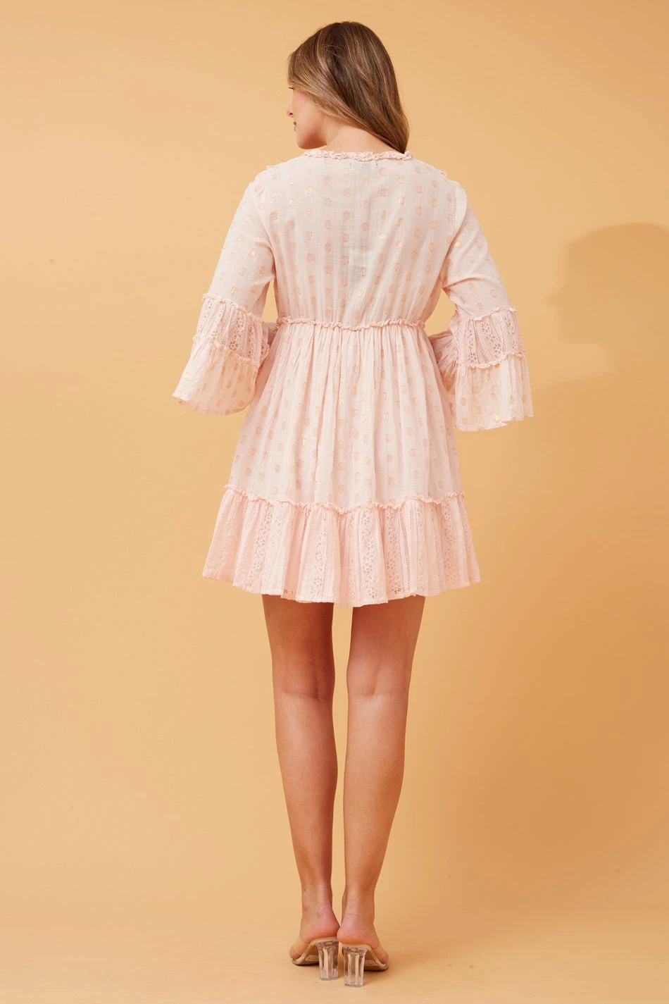 JAMELIA TIERED SHORT DRESS 12 JAMELIA TIERED SHORT DRESS - Image 12