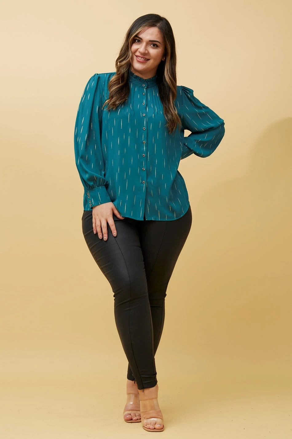 GEMINI FOIL PRINT SHIRT 19 GEMINI FOIL PRINT SHIRT - Image 19