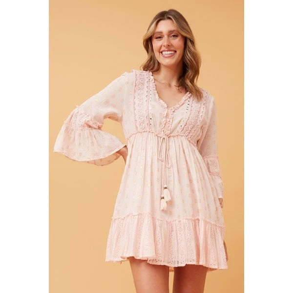 JAMELIA TIERED SHORT DRESS 14 JAMELIA TIERED SHORT DRESS - Image 14