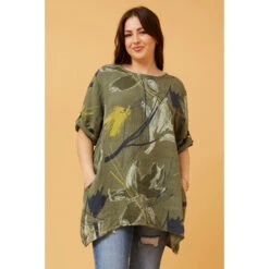 CIA FLORAL LINEN TOP -Female Clothing Store c65969d4c37bd2aa02bd579def87ac0e