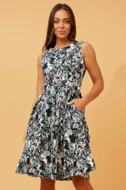 GT FLORAL SKATER DRESS -Female Clothing Store c673595143274dab873f4e88958c5b68