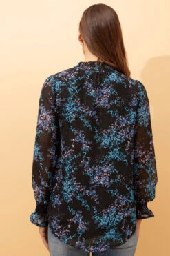 DIANA LEAF PRINT BLOUSE -Female Clothing Store c6d87f92165a0ba987f791813a3ed589
