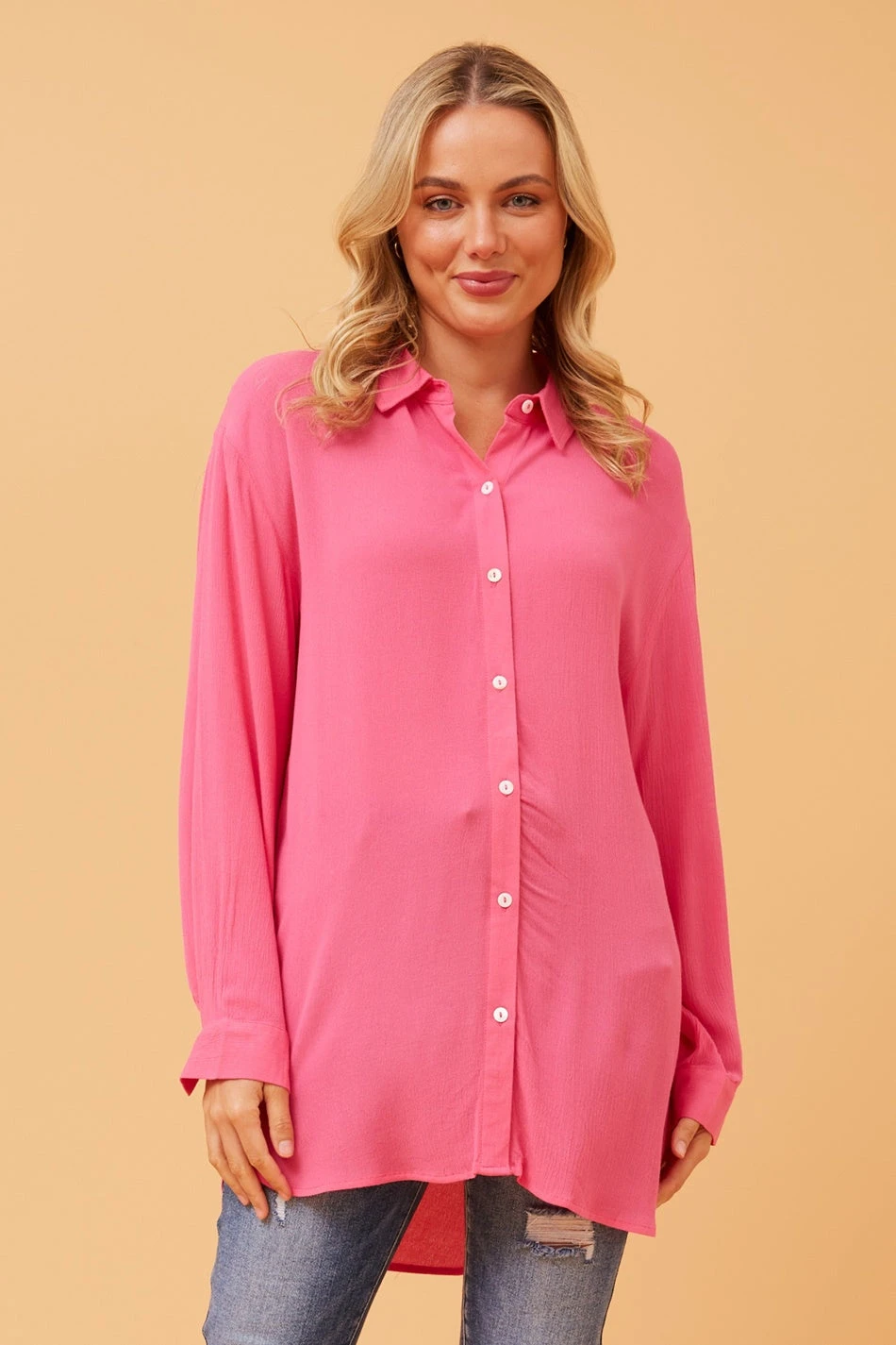 DORRIT RELAXED LONG SLEEVE SHIRT - Image 3