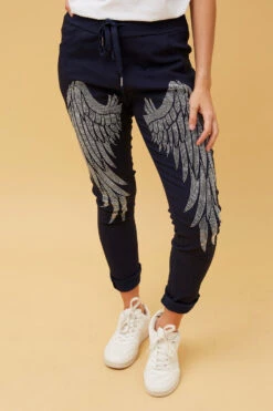 JANJA STUDDED WINGS JOGGER PANTS -Female Clothing Store c9861ad38b74d31a538279205b0fbab2