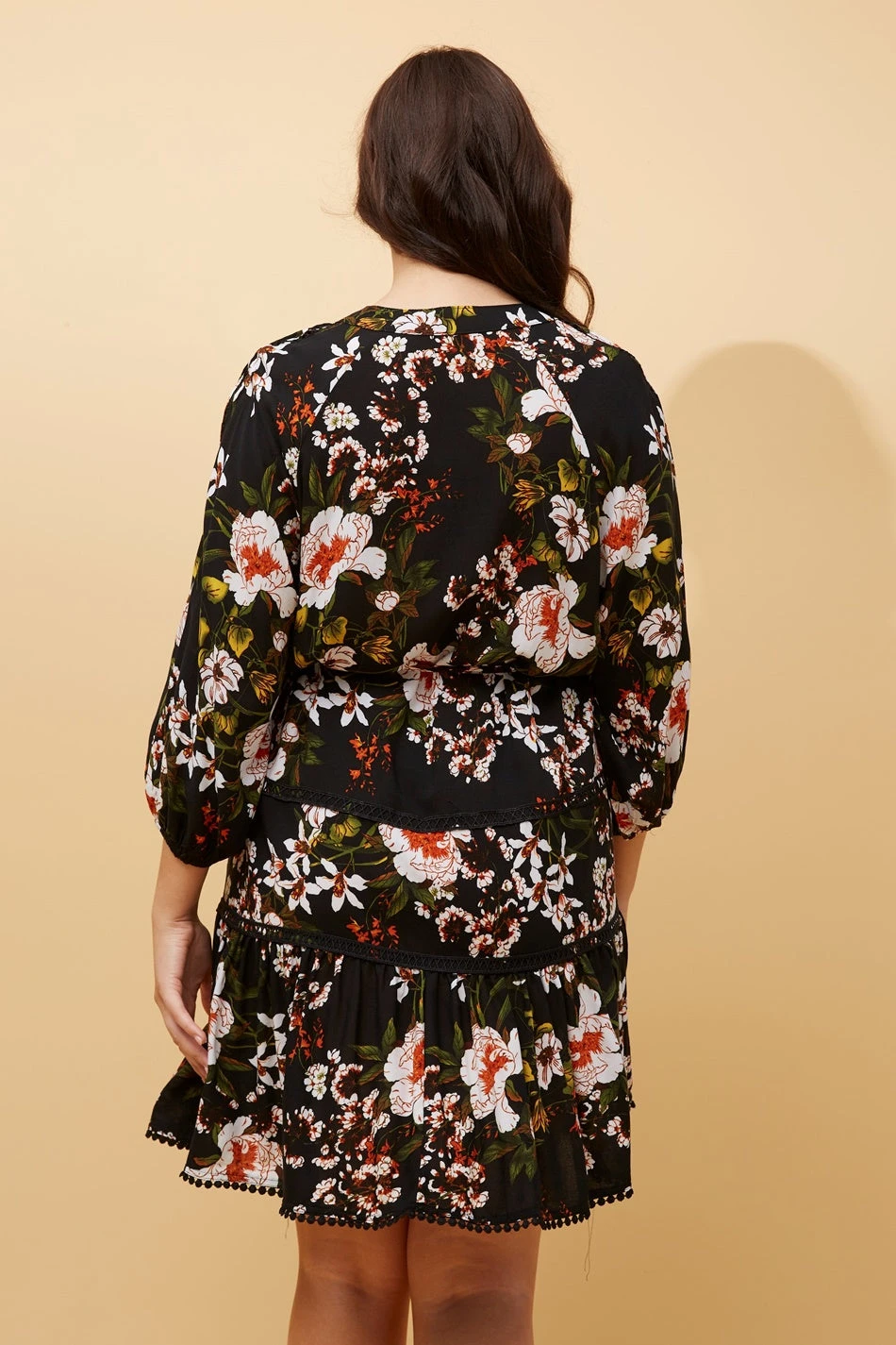 JEANIE FLORAL BOHO SHORT DRESS 7 JEANIE FLORAL BOHO SHORT DRESS - Image 7