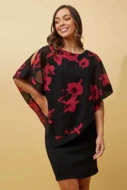 KYLIE FLORAL COLD SHOULDER DRESS -Female Clothing Store ca3d36d530387b4e52ca6212041e54ba