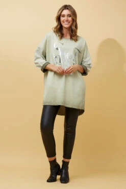 SORIANA FOIL PRINT TUNIC TOP -Female Clothing Store ca6e81f67fec9c571df5f490cc9c6cdf