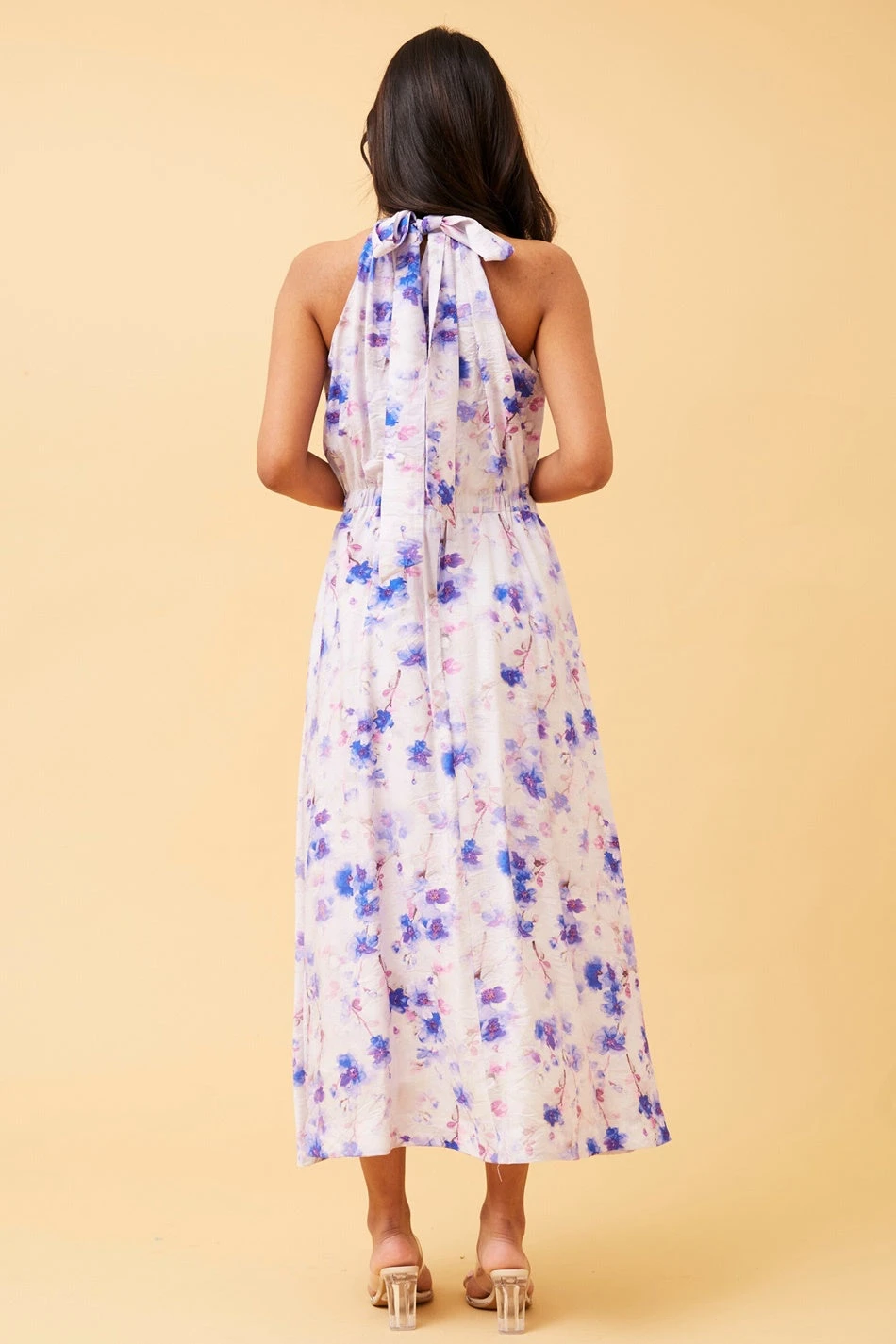 TALISIA HALTER NECK FLORAL DRESS 8 TALISIA HALTER NECK FLORAL DRESS - Image 8