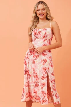 CHANTELLE FLORAL MIDI DRESS -Female Clothing Store cc4ae0ed11d14f51e6937b9d7b13d916