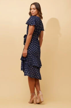 IZZY GOLD TEAR DROPMIDI DRESS -Female Clothing Store ccbad583bef55dc5c8d166e7fdebdf77