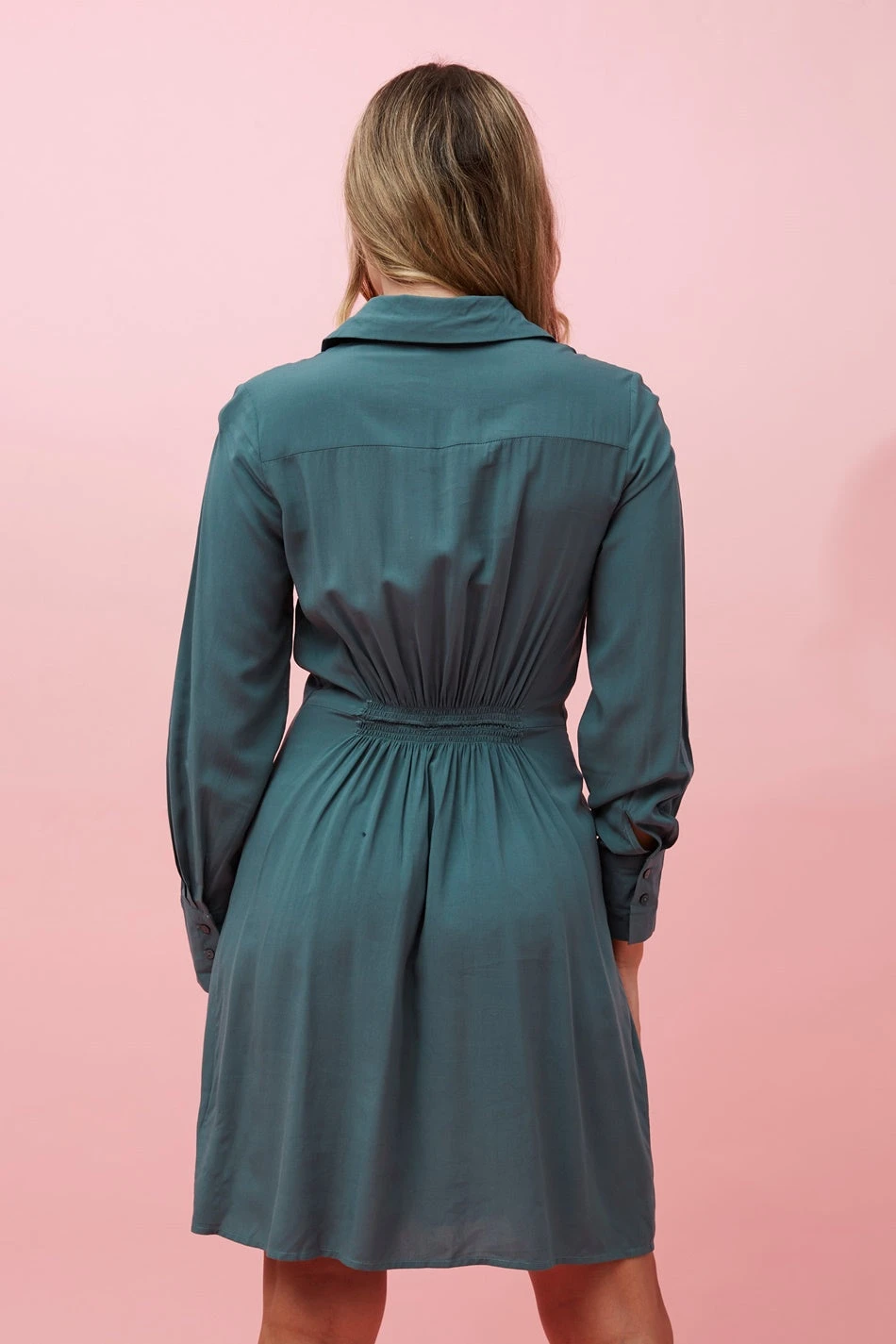 INESHA BOW FRONT SHIRT DRESS 7 INESHA BOW FRONT SHIRT DRESS - Image 7