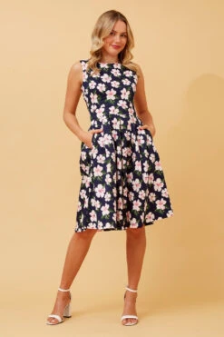GT FLORAL SHORT DRESS -Female Clothing Store cda2a482dc06ef083e7521b6b9689cc8