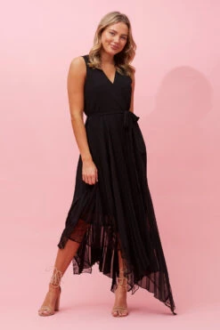 MADISON SLEEVELESS PLEATED DRESS 18 MADISON SLEEVELESS PLEATED DRESS -Female Clothing Store cf3e267dc7d360d5da3ec56093f424bd