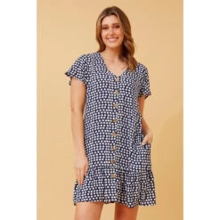 SHILOH POLKA DOT SHORT DRESS -Female Clothing Store cf40763680664f1a612b789c4decc322