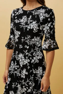 BLOOM FLORAL FRILL SLEEVE SHORT DRESS -Female Clothing Store cfb9c5dd8f1f32b0fda386fdb0e45a19