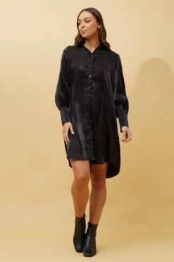 GERTIE SATIN SHIRT MIDI DRESS 11 GERTIE SATIN SHIRT MIDI DRESS -Female Clothing Store d3158256744d7e95a5e869ed817d5a4d