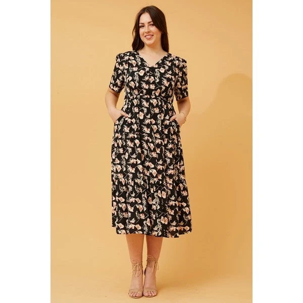 KYAH FLORAL MIDI DRESS 7 KYAH FLORAL MIDI DRESS - Image 7